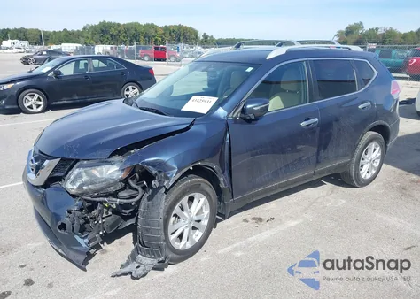 2014 Nissan Rogue Sv из США, поврежденный, VIN 5N1AT2MV4EC869439